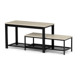 Botník, mdf, přírodní, ABO-W2124 SON