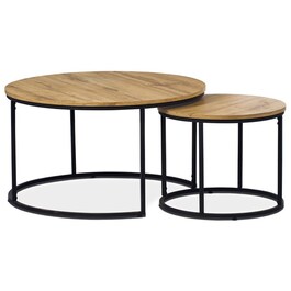 Konferenční stolek 80x80x46cm, mdf, divoký dub, AF-3002 OAK