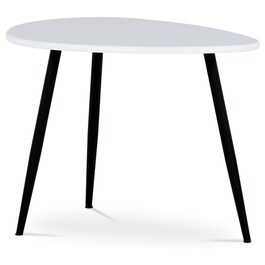 Odkládací stolek 60x40x45cm, mdf, bílá, AF-3011 WT