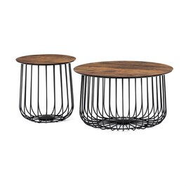 Konferenční stolek 60x60x34cm, mdf, divoký dub, AF-3007 OLW