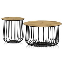 Konferenční stolek 60x60x34cm, mdf, divoký dub, AF-3007 OAK