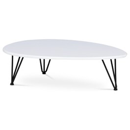 Konferenční stolek 94x69x25cm, mdf, bílá, AF-3013 WT