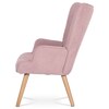 Křeslo ušák, růžová, látka, AK-302 PINK2