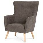 Relaxační křeslo, béžová látka, AK-313 LAN2