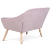 Dvoumístná pohovka, růžová, látka, AK-322 PINK2