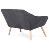Dvoumístná pohovka, šedá, látka, AK-322 GREY2