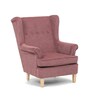 Křeslo ušák, růžová látka, AK-388 PINK2