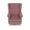 Křeslo ušák, růžová látka, AK-388 PINK2