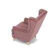 Křeslo ušák, růžová látka, AK-388 PINK2