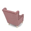 Křeslo ušák, růžová látka, AK-388 PINK2