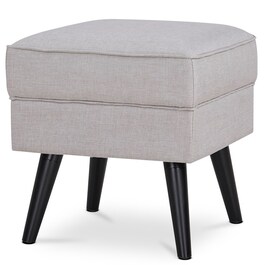 Taburet, krémová látka, AK-A1316 CRM2