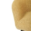 Křeslo ušák, žlutá, látka bouclé, AK-W1206 YEL2