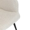 Křeslo ušák, béžová, látka bouclé, AK-W1206 CRM2