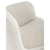 Křeslo ušák, béžová, látka bouclé, AK-W1206 CRM2