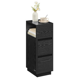 Odkládací stolek 25x30x65cm, mdf, dřevo, ANT-E1065 BK