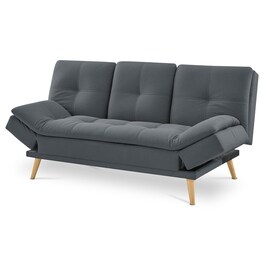 Trojmístná pohovka, šedá, látka, ASB-4720 GREY2