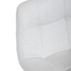 Barová židle, bílá, látka,AUB-X7015 WT2