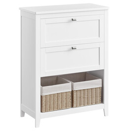 Koupelnová skříňka 60x30x80cm, mdf, bílá, AUK-E1054 WT