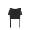 Zahradní židle, kov, polyratan, černá, AZC-S2113 BK
