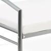 Jednolůžková postel 94x207cm, kov, stříbrná, BED-1900 SIL