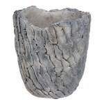 Obal betonový - imitace zkamenělé kůry, barva šedá