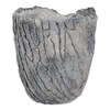 Obal betonový - imitace zkamenělé kůry, barva šedá