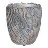 Obal betonový - imitace zkamenělé kůry, barva šedá