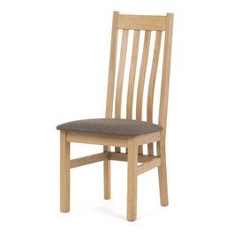 Jídelní židle, přírodní, masiv, C-2100 BR2