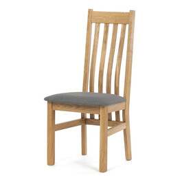 Jídelní židle, přírodní, masiv, C-2100 GREY2