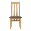 Jídelní židle, přírodní, masiv, C-2100 BR2