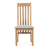 Jídelní židle, přírodní, masiv, C-2100 SIL2