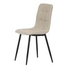 Jídelní židle, béžová, látka, CT-281 CRM2