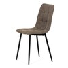 Jídelní židle, hnědá, látka vintage, CT-281 BR3