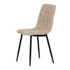 Jídelní židle, béžová, látka vintage, CT-281 CRM3