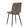 Jídelní židle, hnědá, látka vintage, CT-281 BR3