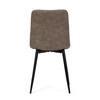 Jídelní židle, hnědá, látka vintage, CT-281 BR3