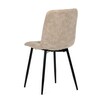 Jídelní židle, béžová, látka vintage, CT-281 CRM3