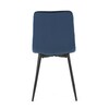 Jídelní židle, modrá, sametová látka, CT-281 BLUE4