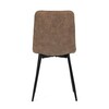 Jídelní židle, hnědá, látka vintage, CT-281 COF3