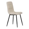 Jídelní židle, béžová, látka, CT-281 CRM2