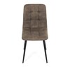 Jídelní židle, hnědá, látka vintage, CT-281 BR3
