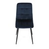 Jídelní židle, modrá, sametová látka, CT-281 BLUE4