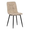 Jídelní židle, béžová, látka vintage, CT-281 CRM3