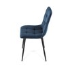 Jídelní židle, modrá, sametová látka, CT-281 BLUE4