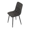 Jídelní židle, černá, látka vintage, CT-281 BK3