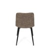 Jídelní židle, hnědá, látka vintage, CT-281 BR3