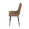 Jídelní židle, hnědá, látka vintage, CT-281 COF3