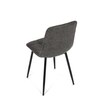 Jídelní židle, černá, látka vintage, CT-281 BK3