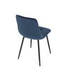 Jídelní židle, modrá, sametová látka, CT-281 BLUE4