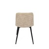 Jídelní židle, béžová, látka vintage, CT-281 CRM3